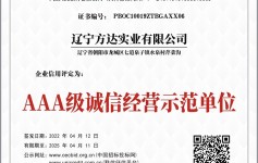 誠信經(jīng)營(yíng)示范等級(jí)證書